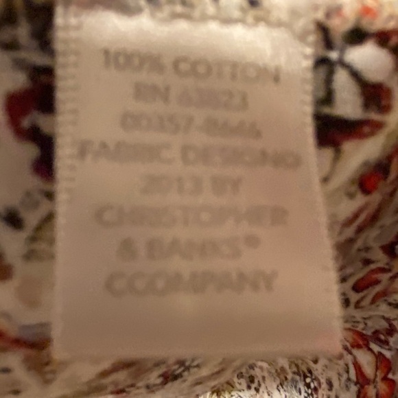 C.J Banks Shirt Women’s Plus Size 2X Button Down Collard Pockets - Picture 9 of 13